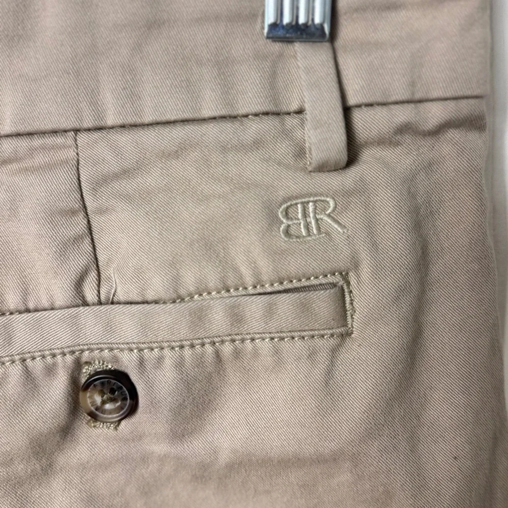 Banana Republic Chino Pants Mens 32x32 Tan Cotton Stretch Straight Leg Casual